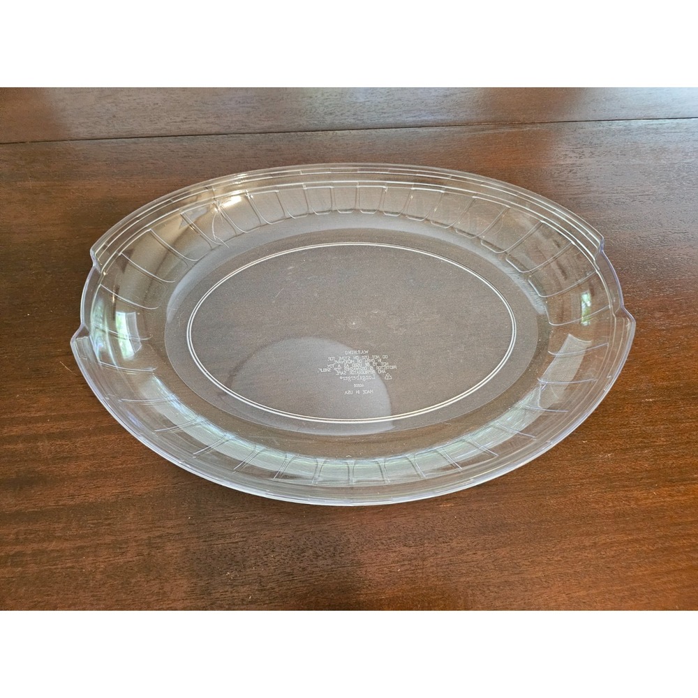 Longaberger Swoop Tray Basket Protector Adults Large Clear Oval 40608 NEW